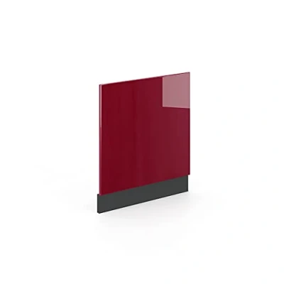 Abbildung von Vicco Frontblende Fame Line, Bordeaux Hochglanz/Anthrazit, 60 cm ohne Arbeitsplatte