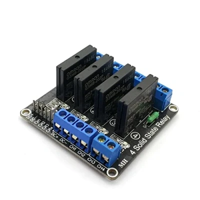 Abbildung von Fasizi Low Level Trigger 4 Kanal 5V Solid State Relay Module Board SSR