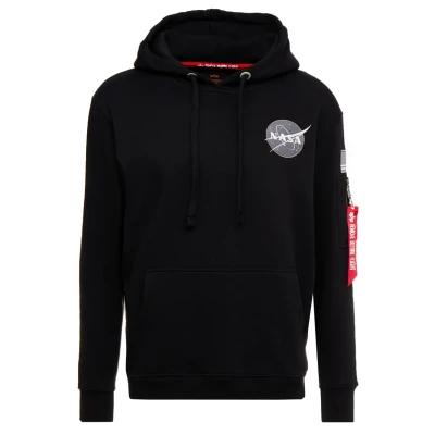 Abbildung von Alpha Industries Space Shuttle Kapuzenpullover, Herren, Größe: 3XL, Black