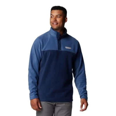 Abbildung von Columbia Steens mountain HALF SNAP Fleecepullover, Herren, Größe: Medium, Collegiate navy/dark