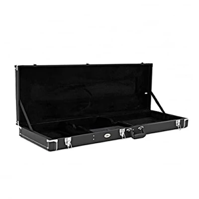 Abbildung von Guitar Hard Case for Bass Guitars Lockable with Plush Lining