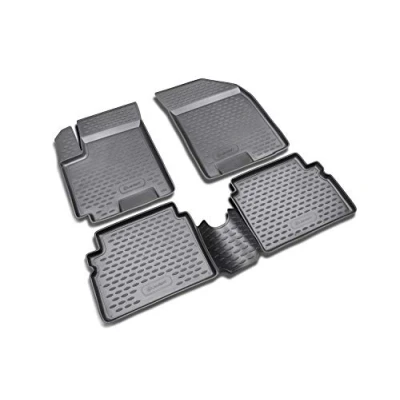 Abbildung von Element Passgenaue Premium 3D Gummimatten Fussmatten passend für Chevrolet Aveo, Mk1 I, 2002 2012, 4 TLG.