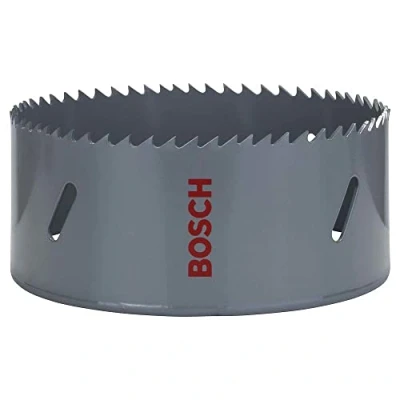 Abbildung von Bosch Accessories Professional 1x Lochsäge HSS Bimetall für Standardadapter (für Metall, Aluminium, rostfreiem Edelstahl, Kunststoffen und Holz, Ø 114 mm, Zubehör Bohrmaschine)