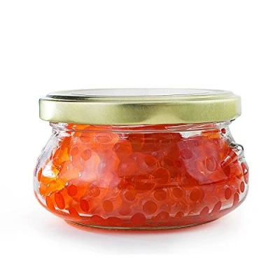 Abbildung von Kaviar Zarendom Keta Lachskaviar Premium 200 g Glas roter caviar икра