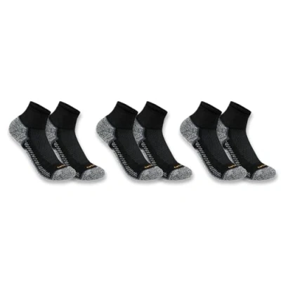Abbildung von Carhartt Herren Force Midweight 3er Pack Socken, schwarz, Large
