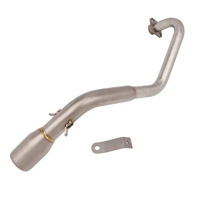 Abbildung von Motorrad Auspuff, Auspuff MSX125, 51mm Mittleres Auspuffrohr Auspuffkrümmer für Grom MSX125 2013 2018