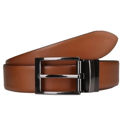 Abbildung von Lloyd Men&#039;s Belts Regular BELT Gürtel, Herren, Größe: 115, Cognac/schwarz