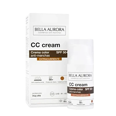 Abbildung von Bella Aurora Crema Color Anti manchas CC Cream Dark Tone 30 ml