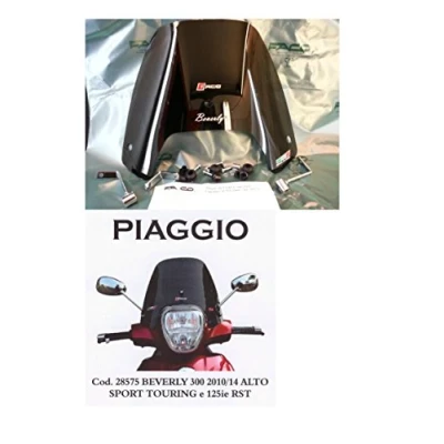 Abbildung von Windschild Rauchgrau Piaggio Beverly 300 125ie RST Sport Touring 350 Artikelnummer 28575