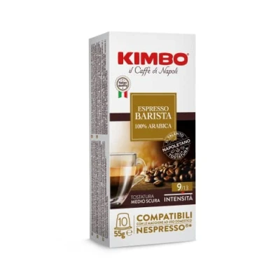 Abbildung von Kimbo Armonia 100% Arabica Kaffeekapseln, kompatibel mit Nespresso, 10 Packungen Kapseln (insgesamt 100 Kapseln)