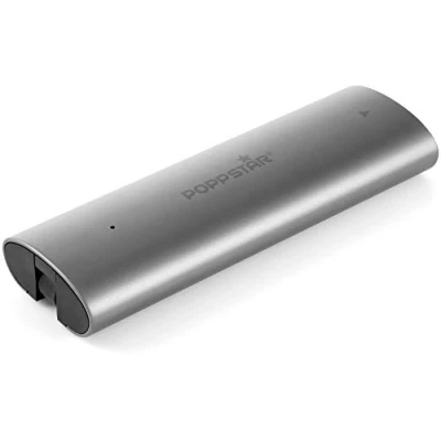 Abbildung von Poppstar M.2 SSD Gehäuse 10 Gbps NVMe PCIe (USB C, M Key und B&amp;M / Modellgröße 2230 2242 2260 2280) USB Adapter inkl. Wärmeleitpad