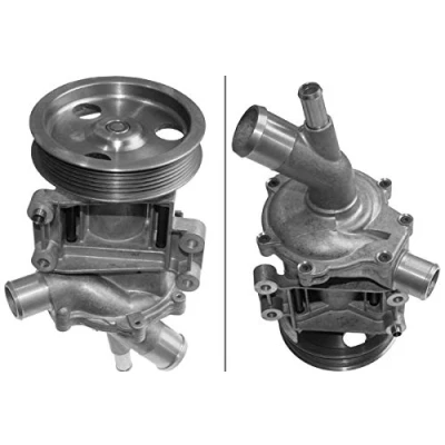 Abbildung von INA 538 0158 10 Wasserpumpe mit Riemenscheibe für Keilrippenriementrieb MINI: Schrägheck, Cabrio, JEEP: Renegade SUV
