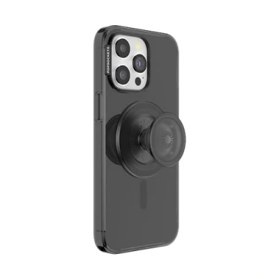 Abbildung von PopSockets Hüllen für MagSafe Schwarz Transluscent iPhone 15 Pro Max