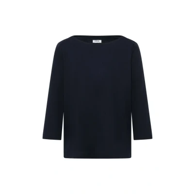 Abbildung von Cecil Langarmshirt, Damen, Größe: Large, Blau