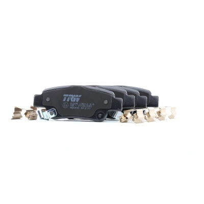 Abbildung von TRW COTEC GDB3446 Bremsbelagsatz mit akustischer Verschleißwarnung Bremssattelschrauben Zubehör HONDA: CR V 3, 4