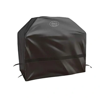Abbildung von RÖSLE Abdeckhaube BBQ Station MAGNUM G3/PRO G3, Hochwertige Schützhülle aus 100% Polyester, mit praktischem Klettverschluss zum Fixieren, wasserdicht, Schwarz