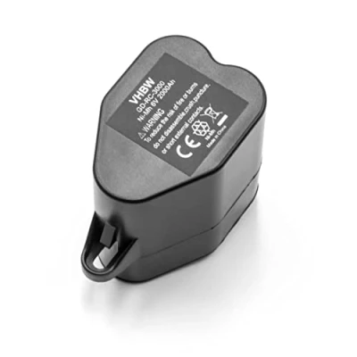 Abbildung von vhbw 1x Akku kompatibel mit Siemens VSR 8000 Sensor Cruiser Home Cleaner Heimroboter (2000 mAh, 6 V, NiMH)