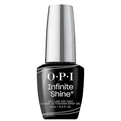 Abbildung von OPI Infinite Shine Gel like Top Coat vorgehärtete Technologie ohne UV Lampe bis zu 11 Tage Halt langanhaltender, veganer Nagellack extra breiter ProWide Pinsel für makellosen Auftrag