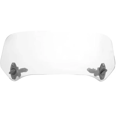 Abbildung von Windschutzscheibe, verstellbarer Clip Modifizierter Luftabweiser Windschutzscheibe Motorrad für Autoliebhaber für(Transparent small)