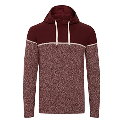 Abbildung von Indicode Jeans Idlynde Kapuzenpullover, Herren, Größe: Small, Bordeaux