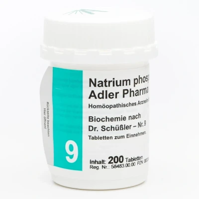 Abbildung von Biochemie Adler 9 Natrium phosphoricum D6 Adl.ph. Tabletten
