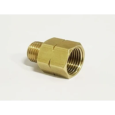 Abbildung von Phönix Germany Anschlussstück Verbindungsstück Übergang IG 3/8&quot; links x AG 1/4&quot; links, (Verbindungsstück Gasadapter, 1 tlg),
