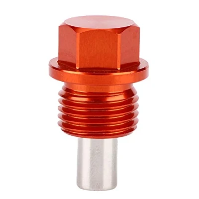 Abbildung von Magnetische Ölablassschraube Magnetisch Auto Ölschraube Kit Ölwannenwanne aus Schraube Aluminiumlegierung Modifikation (M14 x 1,5)