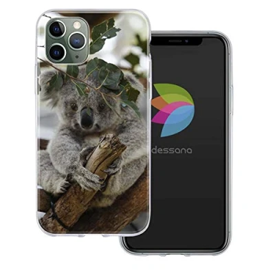 Abbildung von dessana Koala transparente Schutzhülle Handy Case Cover Tasche für Apple iPhone 11 Pro Beuteltier
