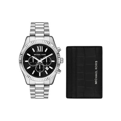 Abbildung von Michael Kors Uhr, Herren, Größe: One Size, Silver