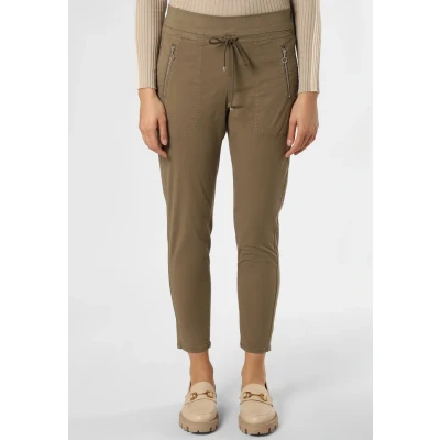 Abbildung von MAC Jeans EASY Stoffhose, Damen, Größe: 42, Oliv