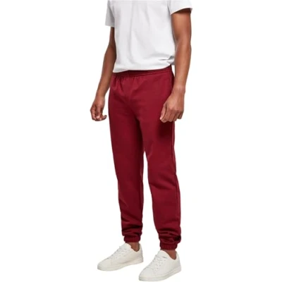 Abbildung von Build Your Brand Herren Basic Jogging Pants Hose, Burgundy, XS