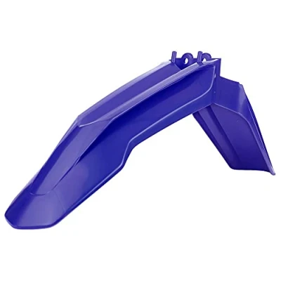 Abbildung von POLISPORT 8576900001 Originaler Nachbau des Frontfenders aus strapazierfähigem und widerstandsfähigem glänzendem Kunststoff kompatibel mit Motorrädern Sherco in Farbe blau