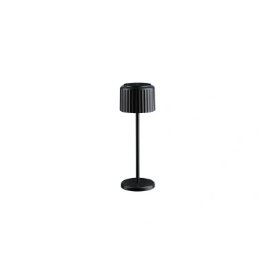 Abbildung von Paulmann 94878 Solar LED Akkuleuchte Else IP44 2700K Schwarz 250lm USB C Akku mobile Tischleuchte