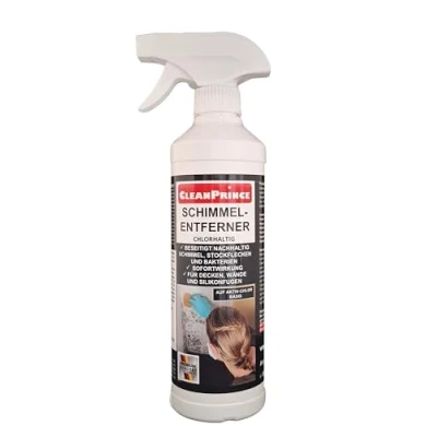 Abbildung von CleanPrince 0,5 Liter Schimmelentferner chlorhaltig Stockflecken Schimmel Reiniger