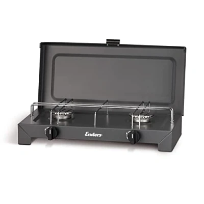 Abbildung von Enders® Gaskocher Canberra 2, BxLxH: 43x26x10 cm, 2 x 2,3 kW Brenner