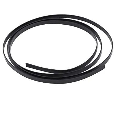 Abbildung von Musiclily 1650x7x1,5mm Kunststoff Binding für Akustische Klassische Gitarre, Schwarz
