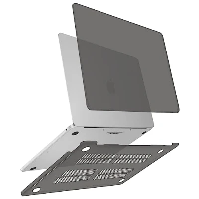 Abbildung von ZYB Hülle für MacBook Pro 13 Zoll 2022 2016 (M2/M1 A2338 A2289 A2251 A2159 A1999 A1708 A1706), Ultradünne Hartschale Schutzhülle Case Mac 13, Grau