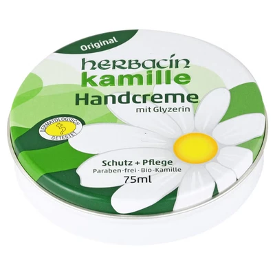 Abbildung von Herbacin Kamille Handcreme Original Dose 75 ml