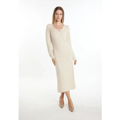 Abbildung von Dreimaster Ledkin Strickpullover, Damen, Größe: XS/S, Hellbeige