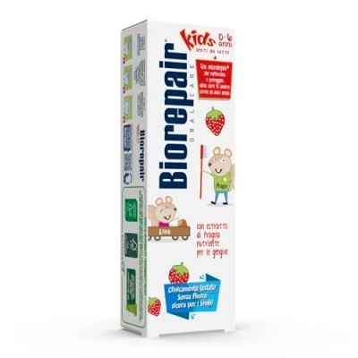 Abbildung von Biorepair Zahncreme Dentifricio Junior Per Bambini Senza Fluoro 0 13 Anni Topo Gigio 50 Ml , (1Er Pack)