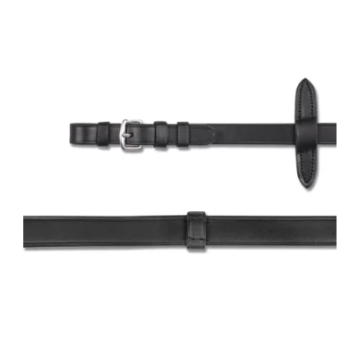 Abbildung von Waldhausen Zügel X Line Leder Extra Lang Schwarz 166cm