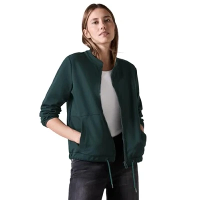 Abbildung von Cecil Sweatjacke, Damen, Größe: Medium, Grün