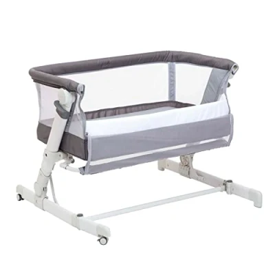 Abbildung von Chicco, Next2Me Pop Up Beistellbett, Höhenverstellbar, Neigbar, Kompatibel mit verschiedenen Betten, Einfach zu Montieren und Transportieren, Inkl. Reisetasche, 6 Monate 9 kg, Atmosphäre