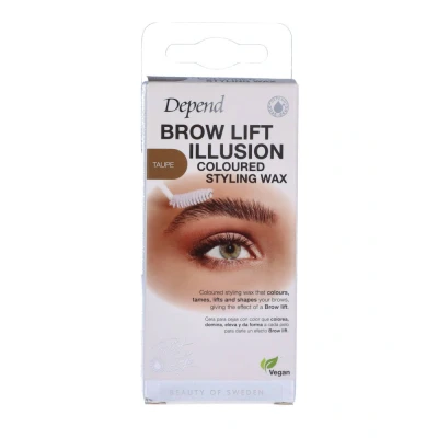 Abbildung von Depend Perfect Eye Brow Illusion Coloured Styling Wax Taupe