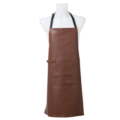 Abbildung von Zassenhaus Latzschürze Leder cognac