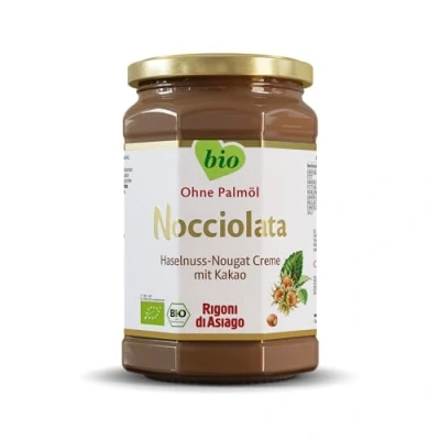 Abbildung von Rigoni di Asiago Nocciolata 1x 650g, Nuss Nougat Creme, Haselnusscreme ohne Palmöl, Creme Leckerer Brotaufstrich