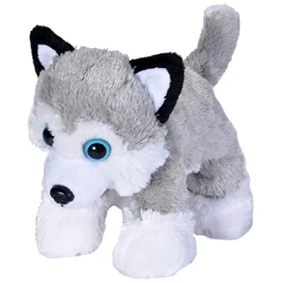 Abbildung von Wild Republic Hug&#039;ems Plüschtier, Kuscheltier, Hund Husky 18cm