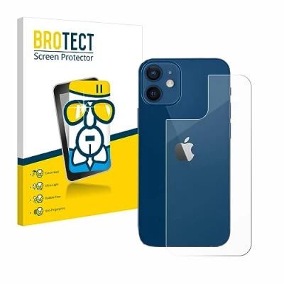 Abbildung von BROTECT Schutzglas für Apple iPhone 12/12 Pro (Rückseite) Schutzfolie Panzer Folie Glas [Extrem Kratzfest 9H, Anti Fingerprint, Ultra Transparent]