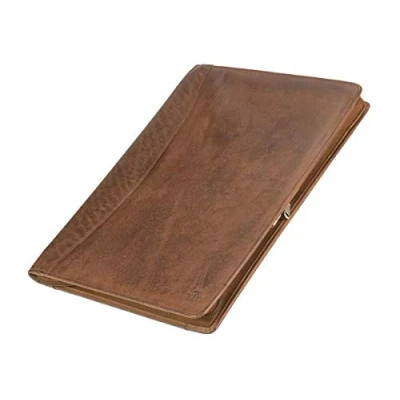 Abbildung von Bear Design Cow Lavato Schreibmappe cognac