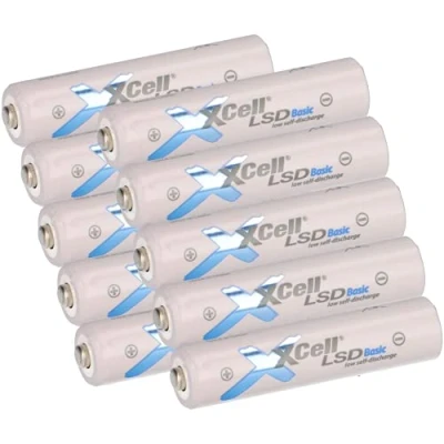 Abbildung von 10er Pack AAA Akku LSD Basic NI Mh 1,2V 800mAh Low self Discharge neueste Generation von Micro Batterien AKKUman Set (10er AAA)